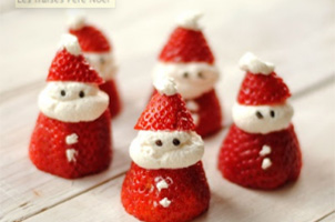 Les fraises Père Noël
