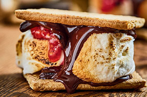 S’MORES AUX FRAMBOISES